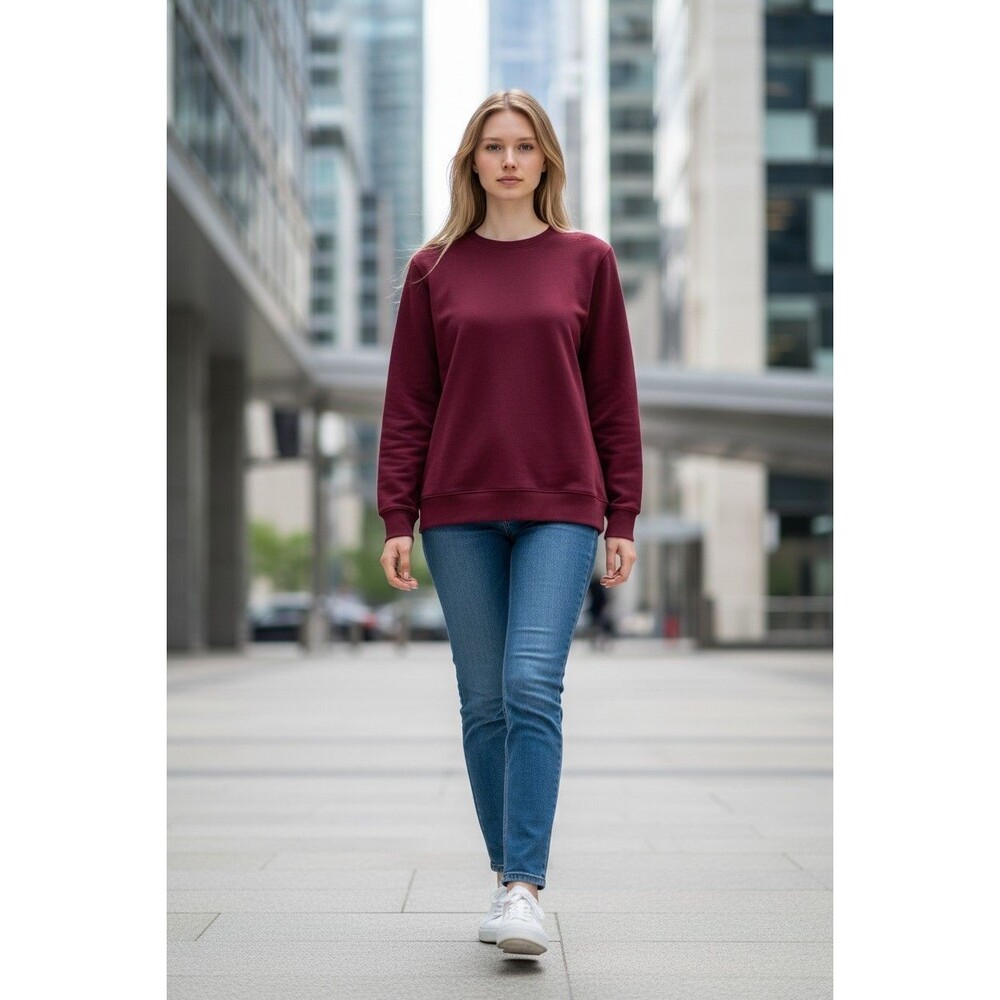 Women's Danskin Knit Pullover Pomegranate Size M NWT